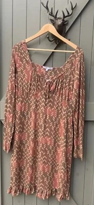NEXT Long Sleeved Boho Style Dress Sz 14 Uk Tall NWTG’s - Picture 1 of 11