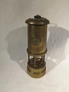 Vintage Wales Cymru Bishopston Swansea Phoenix Supply Brass Miner's Lamp - Picture 1 of 7