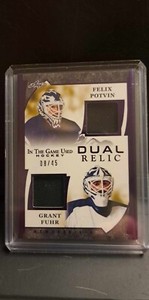 2023 Leaf In The Game Used Duel Relic Potvin and Fuhr 08/45