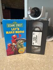 Sesame Street - Lets Make Music (VHS, 2000) Kids Childrens Vintage Tape Tested