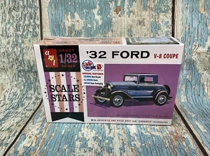 AMT Scale Stars 1932 '32 Ford V-8 Coupe 1/32 Scale Model Kit AMT1181/12 SEALED - Picture 1 of 9