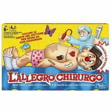 L' ALLEGRO CHIRURGO CON EFFETTI SONORI GIOCO DI SOCIETÀ HASBRO B2176Y17 ITALIANO