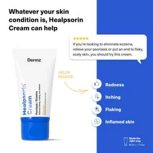 2x Cream for Psoriasis Eczema Rosacea and Dermatis Healpsorin 50ml Dermz UK - Picture 1 of 7