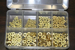 TU ELECCIÓN 3-48 X 3/16 PATRÓN DE TORNILLO DE MÁQUINA TUERCAS HEXAGONALES LATÓN - Imagen 1 de 1