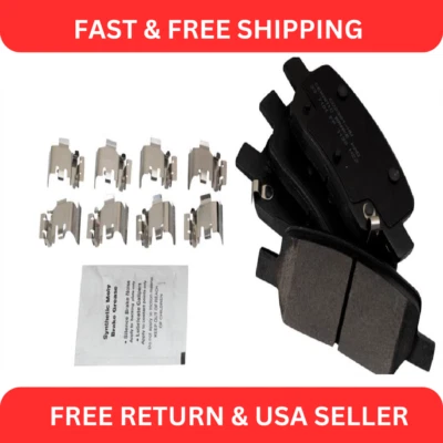 Rear Brake Pads Ceramic For 2021-2022 Hyundai Santa Fe Kia Sorento - Image 1 of 4