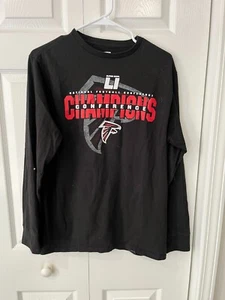Atlanta Falcons NFC Champs Men's T Shirt L Super Bowl LI 51- Excellent Condition - Picture 1 of 2