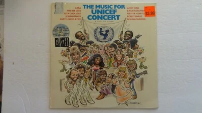 Music For UNICEF Concert Vinyl LP ABBA BEE GEES DONNA SUMMER (Personal Collectio - Image 1 of 4