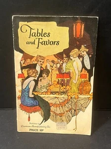 Antiguo folleto de 1922 Dennison Manufacturing Co."Mesas y favores" - Imagen 1 de 7