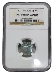 2007 W NGC PF70 Ultra Cameo 1/10 oz $10 Platinum Eagle Proof Coin PM0033 - Picture 1 of 2