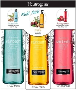 Neutrogena Rainbath Multi-Pack of 3, 1 Original Formula, 1 Pomegranate -AU - Picture 1 of 2
