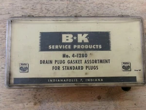 NEW B&K Service Products Drain Plugs & Gaskets Set Autos 1938 thru 1953 USA - Bild 1 von 12