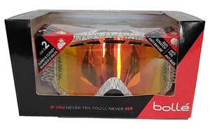 Bolle Sky Snow Goggles/ Cat. 2 Anti Fog Anti Scratch Orange Lens New in Box - Picture 1 of 10