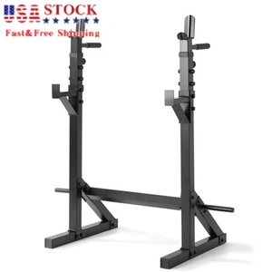 Adjustable Squat Rack Home Gym Portable Dumbbell Racks Stands Bench Press Rack - Picture 1 of 6