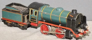 Märklin R 66/12910 große  "B"  Dampflok   blau   20 Volt  von 1933  Spur 0 - Bild 1 von 1