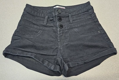 No Boundaries 女式 5 码黑色夏季短裤弹力休闲短裤 — 第 1/4 张图片