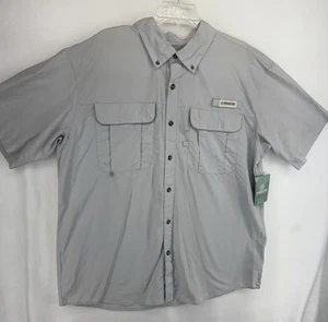 New Magellan Mens Shirt Off White Lightweight Fishing Outdoors Camping Vented L - Picture 1 of 11