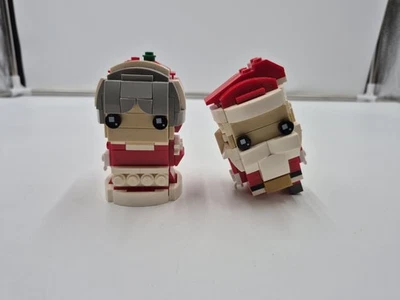 LEGO BRICKHEADZ: Mr. & Mrs. Claus (40274) JUEGO INCOMPLETO Foto 1 de 4