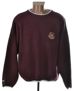WEST HAM UNITED 1999/2001 VINTAGE FOOTBALL SWEATER FILA SIZE XL ADULT - Picture 1 of 6