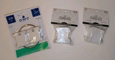 DMC Plastic Floss Bobbins-28/Pkg PLUS 2 Packs 25 Pieces Each Hobby Lobby - Image 1 of 3