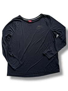 Ladies Nike Black Long Sleeve Training Top – Size XL – Excellent Condition - Picture 1 of 8