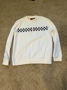 Large Hugo Boss Crew Sweatshirt White Pullover NEW WITHOUT TAGS - Picture 1 of 5