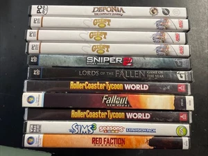 PC Game Lot of 11 Vintage and Retro Gaming Games 4 Are New Sealed - Picture 1 of 16
