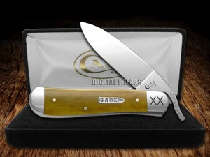 Case xx Knives Russlock Smooth Antique Bone 1/500 21965 Stainless Pocket Knife - Picture 1 of 4