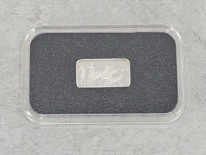 2016 Fifty Pence Silver Ingot Bar Battle Of Hastings Bayeux Tapestry - Picture 1 of 2