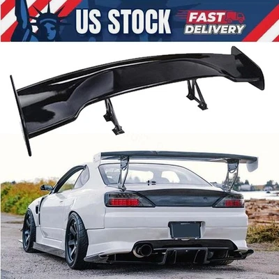 46" Rear Trunk Spoiler Wing Gloss Black GT Style For Mitsubishi Galant 2000-12 - Image 1 of 4