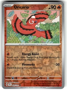 Pokemon SV08 Surging Sparks 026/191 Oricorio Reverse Foil - Picture 1 of 4
