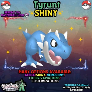 Pokemon Legends ZA 🐉 Tyrunt - SHINY/NON-SHINY/ALPHAS ✨ IVs/CUSTOMS ✨ - Picture 1 of 14