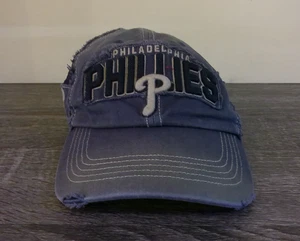 Gorra Philadelphia Phillies Spellout negra envejecida Snapback MLB 47 Trucker - Imagen 1 de 7