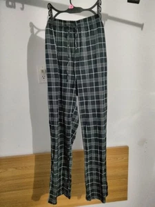 Sonoma Goods For Life Flannel Pajama Lounge Sleep Pants Black White Grey L - Picture 1 of 7