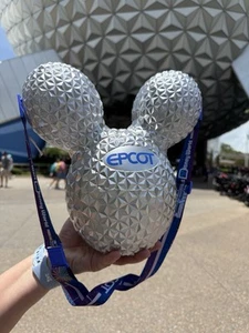 Disney Parks 2025 Epcot Spaceship Earth Mickey Balloon Light-Up Popcorn Bucket - Picture 1 of 3