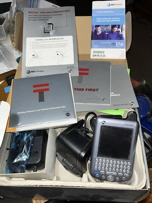 Palm Tungsten W With Box Papers Chargers Manuals Multimedia Card Etc. - Image 1 of 4