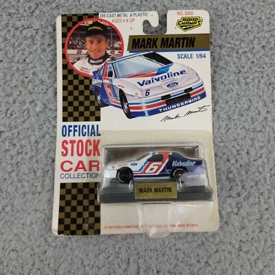 Road Champs Mark Martin #6 Valvoline Ford Thunderbird 1:64 Scale Diecast - Image 1 of 4