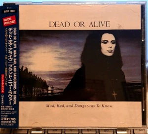 Dead Or Alive - Mad Bad And Dangerous To Know - CD Japan w/OBI - Picture 1 of 4