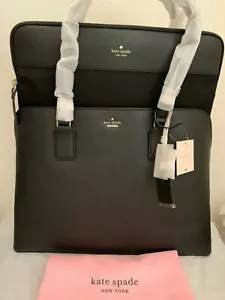 Nuevo con etiquetas Bolso grande para computadora portátil Kate Spade Cameron Street Marybeth $398 NEGRO PXRU7708 - Imagen 1 de 12