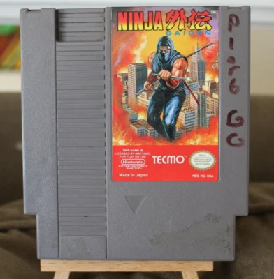 Ninja Gaiden NES vintage Original authentic Nintendo 1985 Tested work - Image 1 of 2
