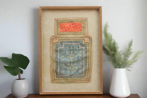 Gerahmte Hmong Stickerei 19. Jahrhundert - Bild 1 von 6