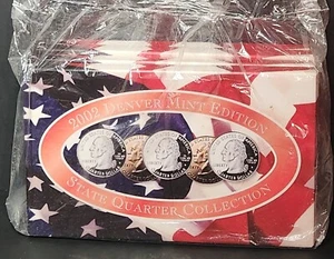 2002 State Quarter Sealed Sets Gold&Platinum, Mint Denver&Philadelphia Editions - Picture 1 of 2