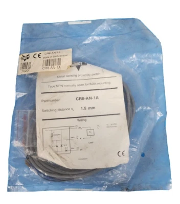 NEW AUTOMATION DIRECT CR8-AN-1A PROXIMITY SWITCH CR8AN1A - Image 1 of 2