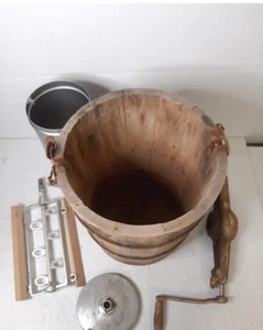 Antique White Mountain Freezer Ice Cream Maker Hand Crank - Picture 1 of 6