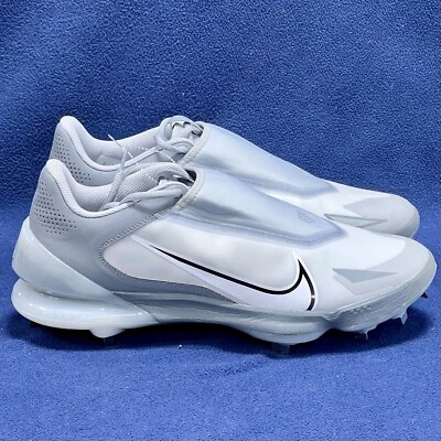 Nike Force Zoom Trout 8 Pro Gray Metal Baseball Cleats CZ5915-001 Men’s Size 13 - Image 1 of 4