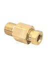 Auto Grease 1/4 BSP Male Lubrication Brass Oil Pipe Fitting 6mm Tube Compression