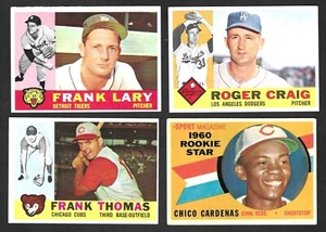 1960 Topps Baseball U Pick Complete Your Set - Picture 1 of 315
