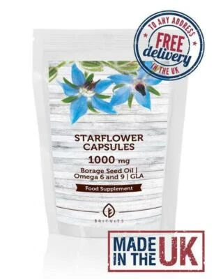 HEALTHY MOOD STERNBLUME Borretschsamenöl Linolensäure 1000mg Kapseln BritVits