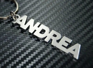 Andrea Schlüsselanhänger Schlüsselbund Schlüsselanhänger Name Edelstahl Geschenk - Bild 1 von 1