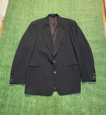 Pierre Cardin Black Sport Coat. Size 46L - Image 1 of 4