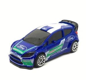 Majorette Ford Fiesta RS WRC White Blue Green - Castrol Edge 1:58 3" no Package - Picture 1 of 5